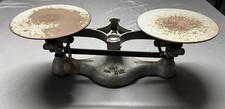 Usado, Balanças de equilíbrio antigas vintage Detecto ferro fundido nº 1 Nova York EUA 16 lb tampa comprar usado  Enviando para Brazil