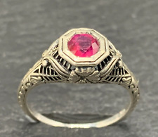 Rubin ring 925er gebraucht kaufen  Berlin