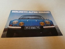 Catalogue alpine a110 d'occasion  Pont-d'Ain