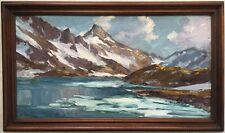 Tableau peinture montagne d'occasion  Mareil-Marly