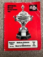 Oldham hearts texaco for sale  BURY