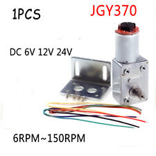 Motor de engrenagem sem-fim DC 6V 12V 24V travamento automático JGY370 com caixa de câmbio de redução codificador, usado comprar usado  Enviando para Brazil