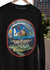 Usado, Camiseta Flat Earth Elephant World Turtle Aliens UFO Illuminati Tartaria PRESENTE TEE comprar usado  Enviando para Brazil