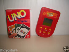 JOGO PORTÁTIL MATTEL VINTAGE UNO JOGO DE CARTAS ORIGINAL ELETRÔNICO UNO 2-4-1 FAMÍLIA comprar usado  Enviando para Brazil
