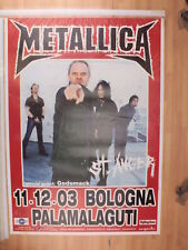 Poster concerto metallica usato  Monte San Pietro