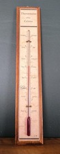 Antique wooden thermometer d'occasion  Expédié en Belgium