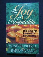 Usado, The Joy of Hospitality: Fun Ideas for Evangelistic Entertaining Bright, Vonett.. comprar usado  Enviando para Brazil