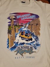 Camisa Vintage Busch Gardens Roman Rapids Splashus Maximus Ride comprar usado  Enviando para Brazil