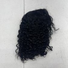 Usado, Peruca Wear And Go preta 10" Kinky encaracolada 4x4 frente de renda cabelo humano curta bob nova comprar usado  Enviando para Brazil