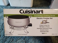 cuisinart set electric fondue for sale cuisinart set electric fondue for sale Barre