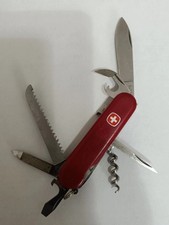 WENGER DELEMONT VINTAGE ROSSO MULTIUSO BLOCCO LAMA SWISS ARMY KNIFE MESSER comprar usado  Enviando para Brazil