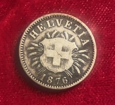 Schweizer rappen 1876 gebraucht kaufen  Ampfing