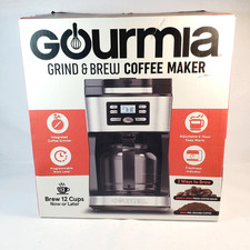 Cafeteira digital Gourmia Grind & Brew GCM3180 12 xícaras com moedor embutido comprar usado  Enviando para Brazil