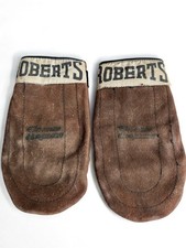 Luvas de boxe vintage Roberts almofadas perfuradas MMA Japão couro marrom/camurça comprar usado  Enviando para Brazil