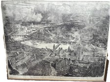VISÃO DE OLHO DE PÁSSARO DE LONDRES VISTA DE UM BALÃO 1884 W L WYLLIE & H W CERVEJEIRO comprar usado  Enviando para Brazil