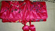 Embroidered pink silk for sale  WHITLEY BAY