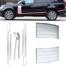 Kit de tiras de acabamento de ventilação de porta lateral prata para Range Rover Vogue L405 2013-2022 comprar usado  Enviando para Brazil