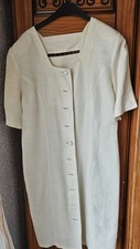 Weißes sommerkleid leinen gebraucht kaufen  Neu-Ulm