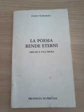 Poesia rende eterno usato  Città di Castello
