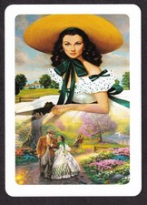 Usado, 1 CARTA DE BARALHO DE TROCA AMPLA FOI COM O VENTO ~ VIVIEN LEIGH ~ SCARLETT O'HARA comprar usado  Enviando para Brazil