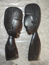 Coppia maschere africane usato  Casapesenna