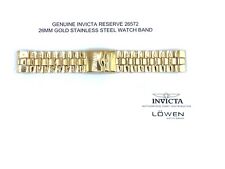 Autêntica pulseira de relógio Invicta Reserve 26572 ouro aço inoxidável 26 mm comprar usado  Enviando para Brazil