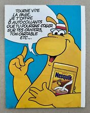 Nesquik rare planche d'occasion  Bouguenais