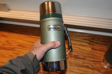 Vedação térmica vintage Aladdin Stanley 24 oz boca larga a vácuo EUA A-1350B -135 CUP Ala comprar usado  Enviando para Brazil