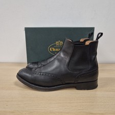 Church black leather for sale  MANCHESTER