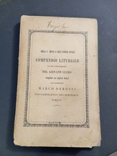 Libro compendio liturgico usato Libro compendio liturgico usato  Roma