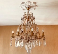 Lampadario bronzo dorato usato  Milano