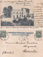 Cartolina brescia palazzina usato  Italia