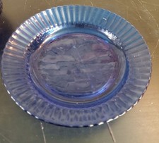 Usado, Placas laterais de vidro azul cobalto Colorex 8,75" vintage comprar usado  Enviando para Brazil