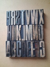 Vintage wooden letterpress for sale Vintage wooden letterpress for sale  LONDON