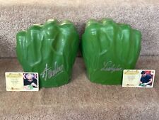 Hulk fists signed for sale  HARLOW