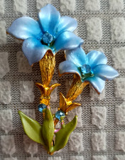 Vintage enamelled flower for sale Vintage enamelled flower for sale  BRECHIN