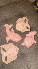 Vintage pink chalkware for sale  Oceanside