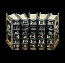 Casa de bonecas miniatura 5 volumes poesia inglesa couro encadernado conjunto de livros artesão RARO, usado comprar usado  Enviando para Brazil