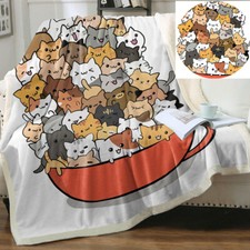 Cute cats blanket for sale  USA