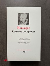 Pléiade montaigne oeuvres d'occasion  Strasbourg-