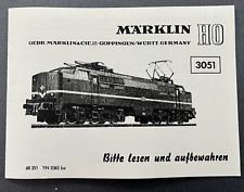 Märklin 3051 anleitung gebraucht kaufen  Giesen