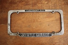 Suporte de placa de licença vintage quadro murta garagem Larchmont NY Nova York antigo comprar usado  Enviando para Brazil