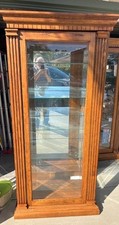 Oak glass curio for sale Oak glass curio for sale  San Diego