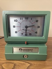Acroprint time recorder for sale  Martinsville