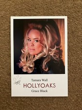 Hollyoaks cast card for sale  COLCHESTER