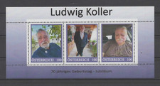 010 Österreich ME 3 Block 70. Geburtstag Ludwig KOLLER Burgenland **, używany na sprzedaż  Wysyłka do Poland