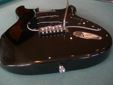 Unused black strat for sale  FLEETWOOD