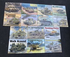 Lot 14 Vintage Squadron Signal Publications Tanks Books M113 M1 M41 M2 M3 M109 segunda mano  Embacar hacia Mexico