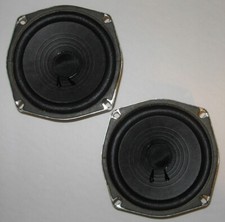 par vintage de woofers médios/baixos 51/4" de grande alcance, Japão c.1975 — aparência e som ótimos, usado comprar usado  Enviando para Brazil