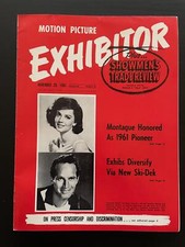Expositor de películas más revista Showmen's Trade Review 29 de noviembre de 1961 EE segunda mano  Embacar hacia Mexico